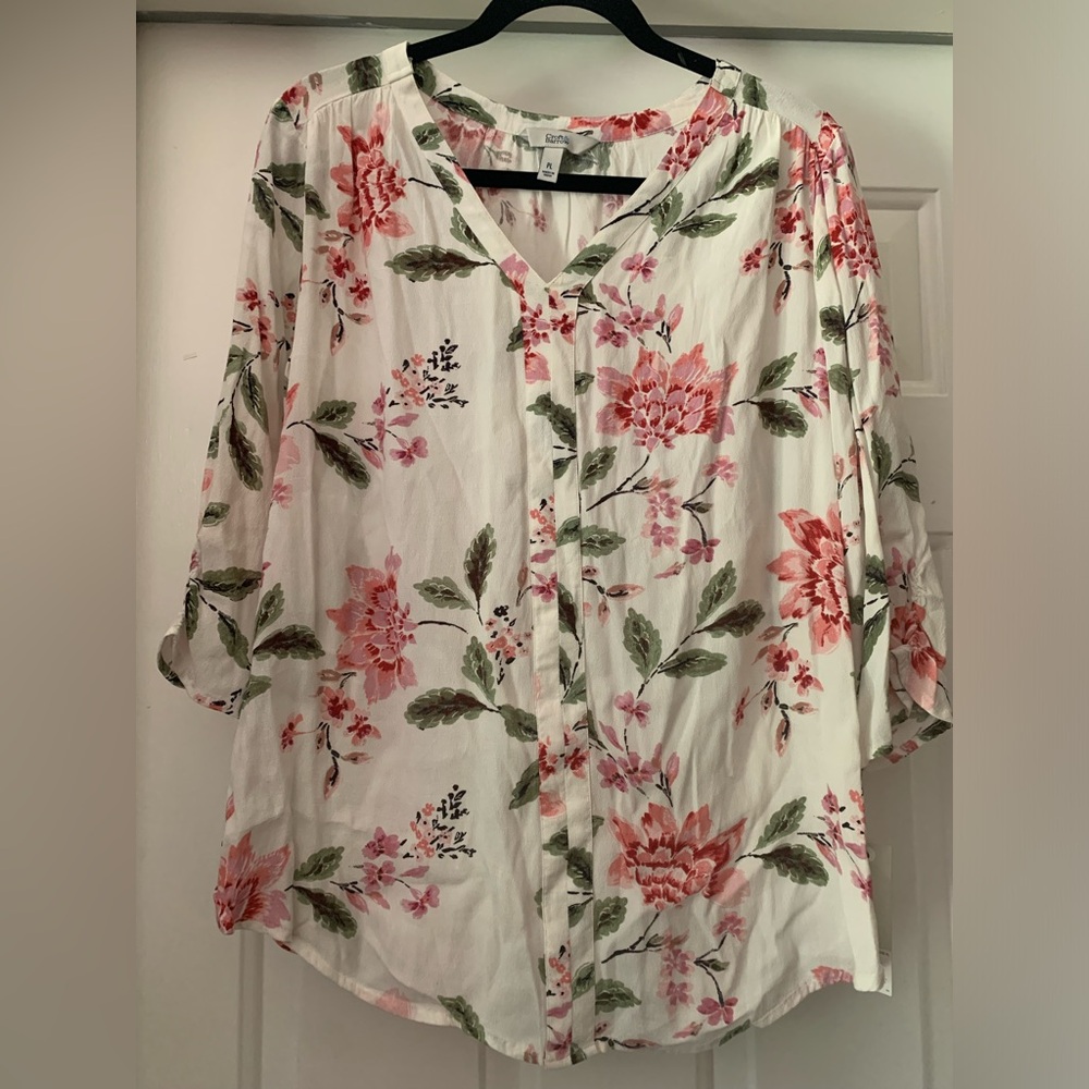 NWT-Croft & Borrow floral women’s blouse size PL